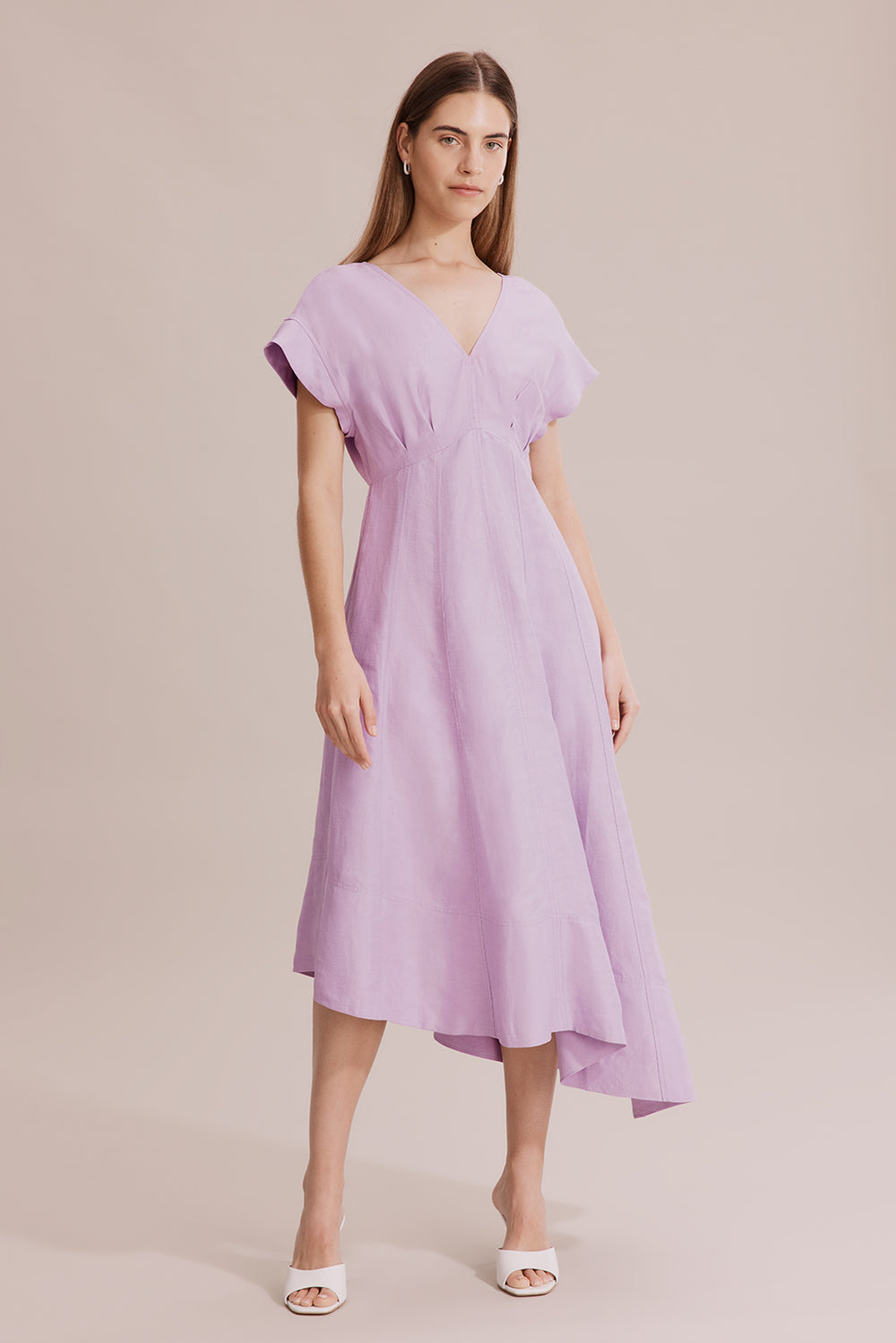Panelled Midi Dress