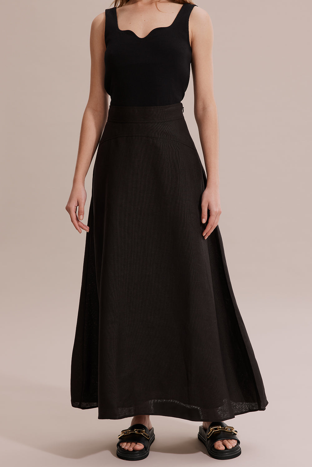 A-Line Maxi Skirt