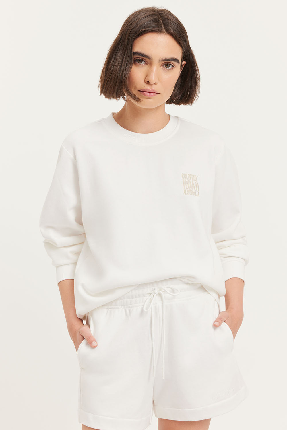 Cotton Cr Logo Sweat