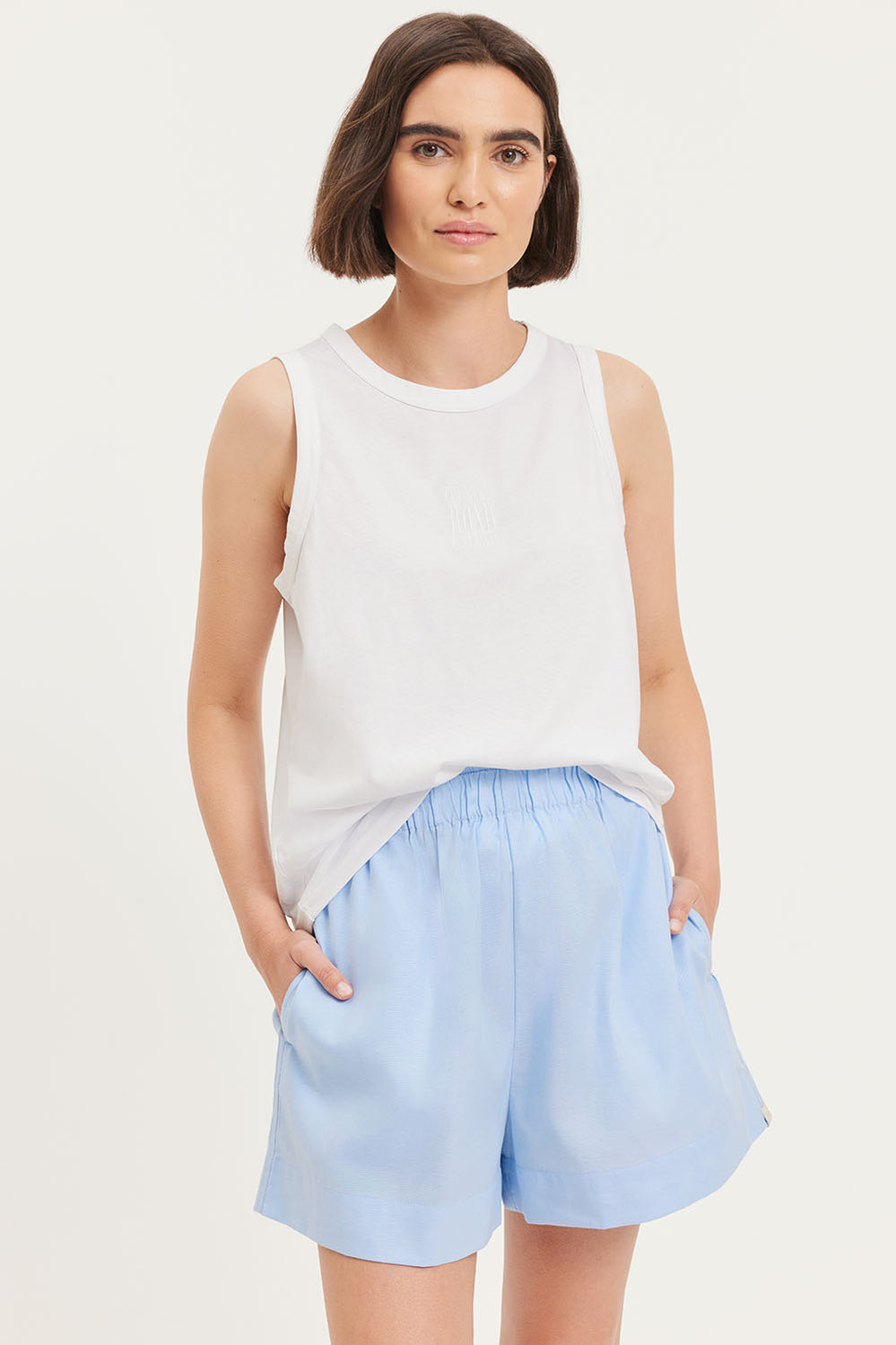 Cotton Cr Logo Tank