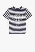 Cotton Elephant Stripe T-Shirt