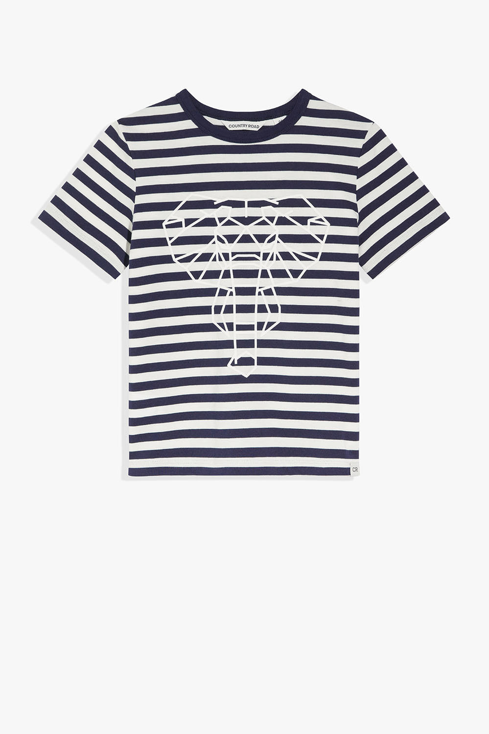 Cotton Elephant Stripe T-Shirt