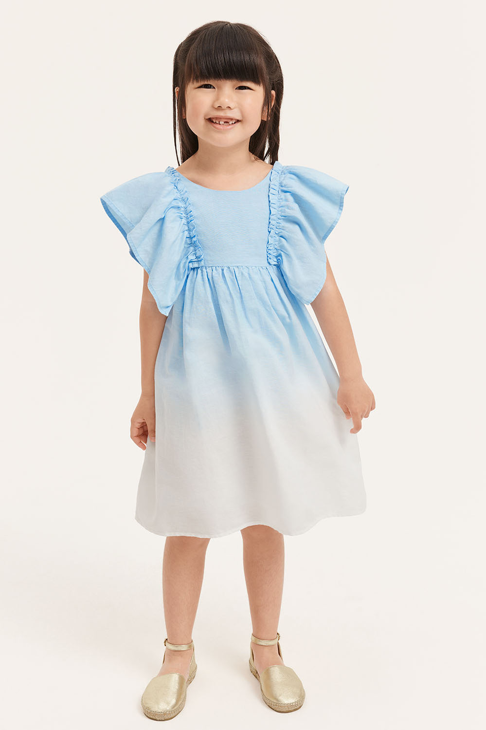 Ombre Frill Dress