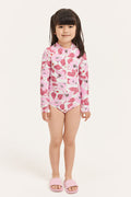 Nylon Floral Swimsuit