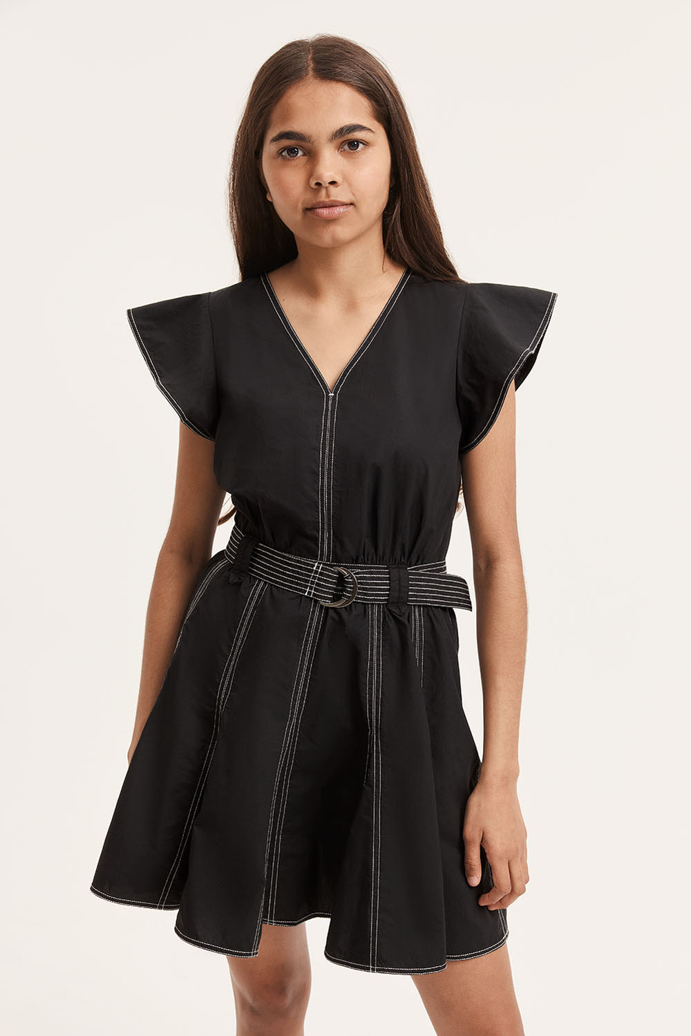 Teen Pleated Flare Dress