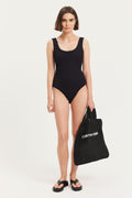 Polyester Swim Crinkle One-Piece