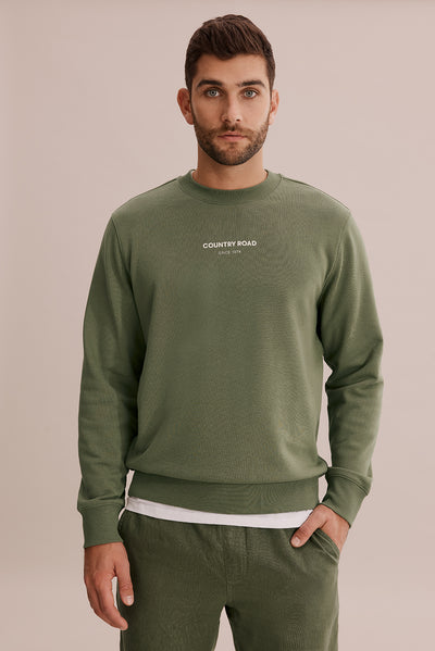 Australian Cotton Modern Logo Sweat