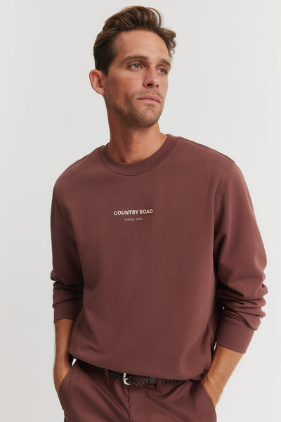 Australian Cotton Modern Logo Sweat
