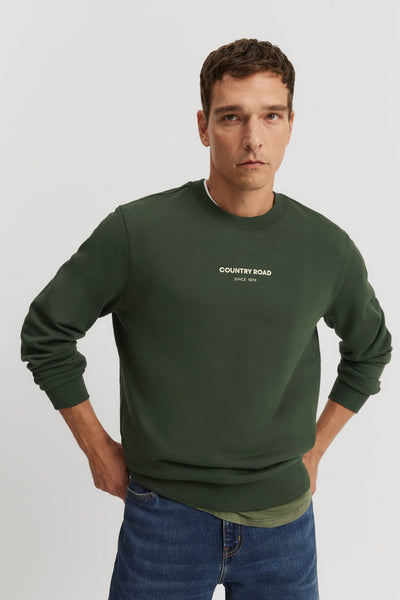 Australian Cotton Modern Logo Sweat
