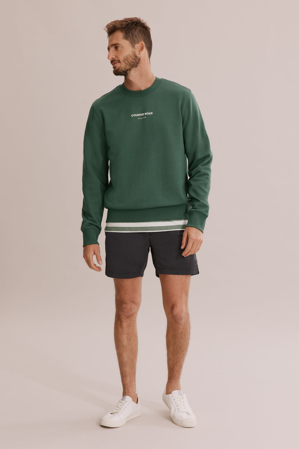 Australian Cotton Modern Logo Sweat