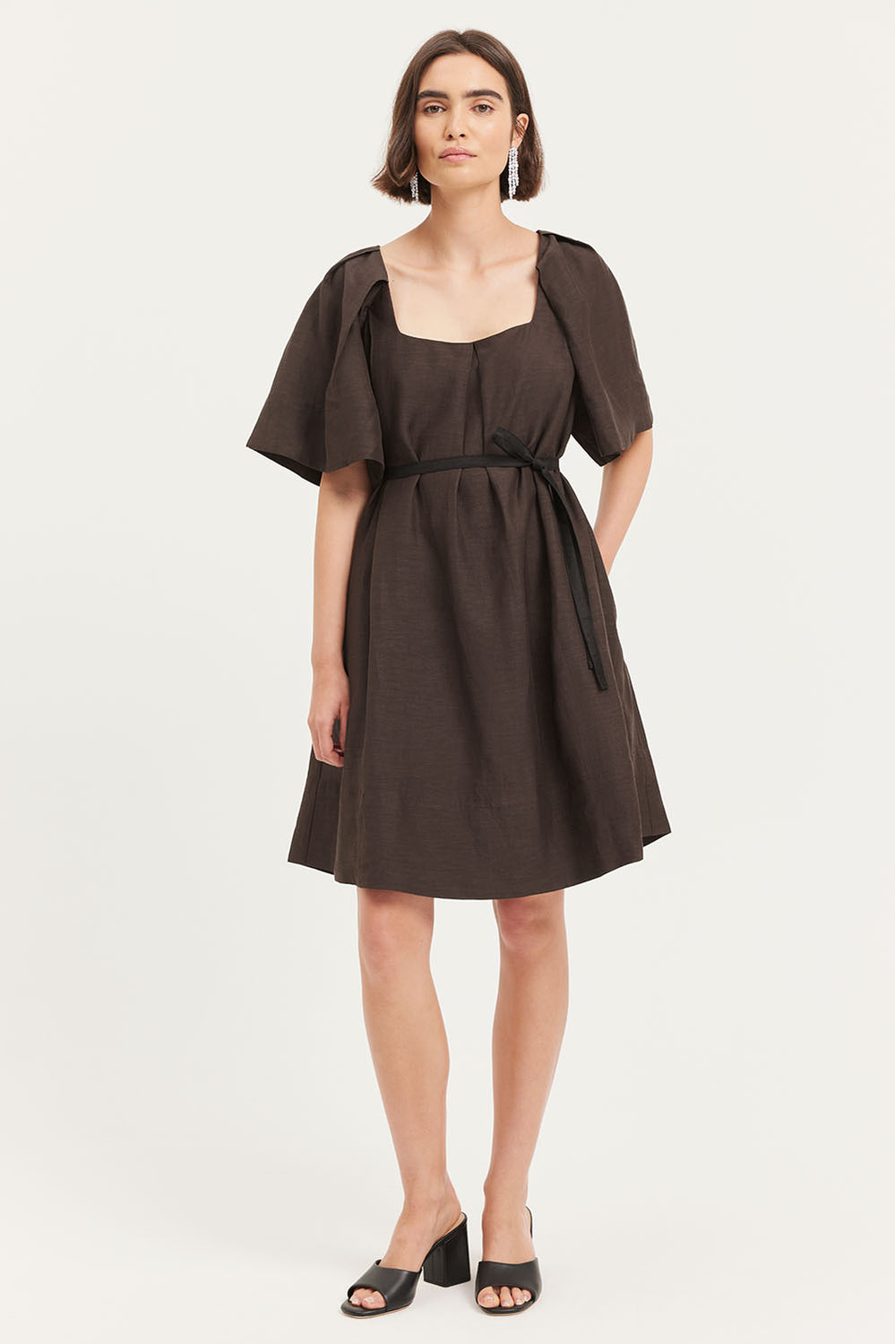 Tuck Mini Dress