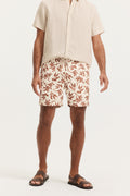 Polyester Native Leaves Swim Short