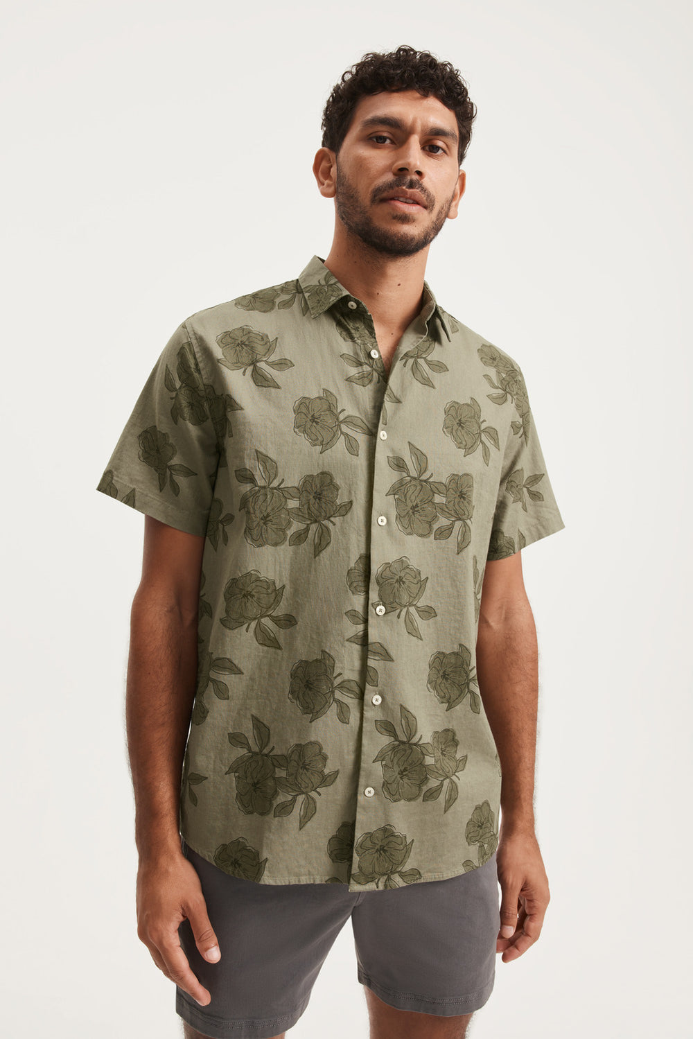 Relaxed Fit Floral Print Shirt