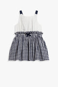 Gingham Splice Dress
