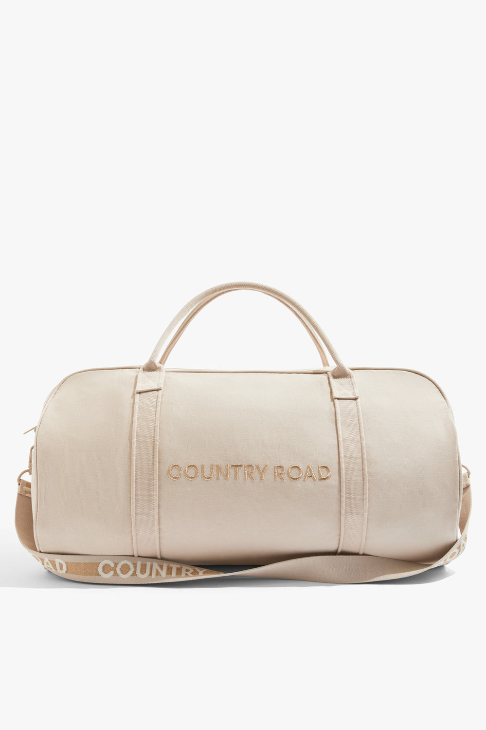 Cotton Country Road Metallic Logo Tote