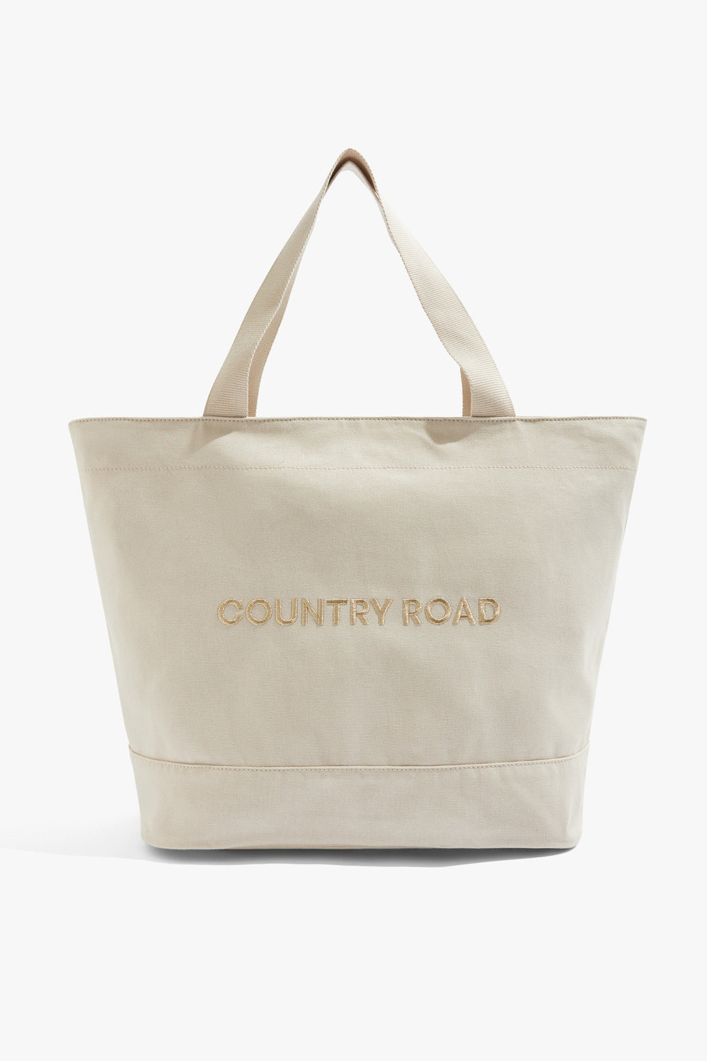 Cotton Country Road Metallic Shopper