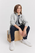 Teen Zip Patch Sweat