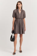 Blouson Sleeve Mini Dress