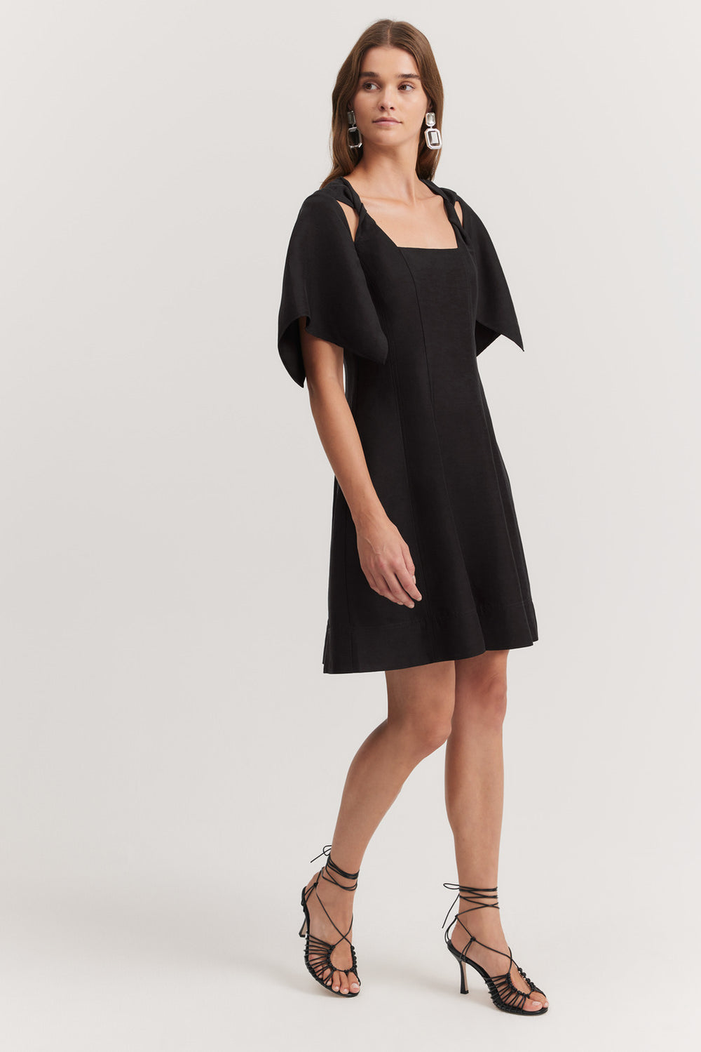 Twist Detail Mini Dress