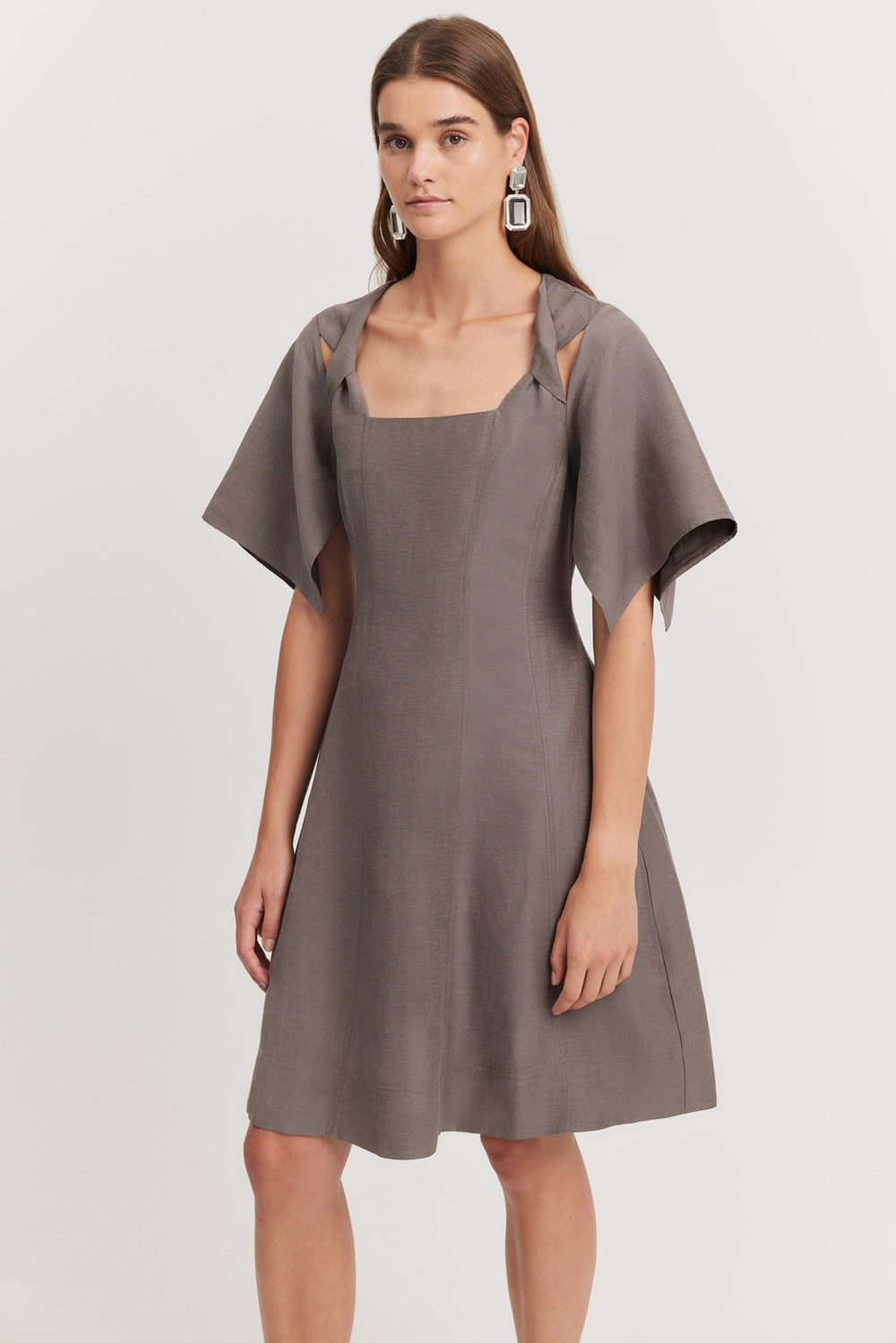 Twist Detail Mini Dress