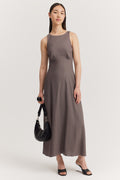 Cut-Away Column Dress