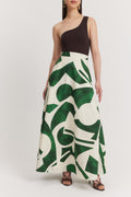 Print Maxi Skirt