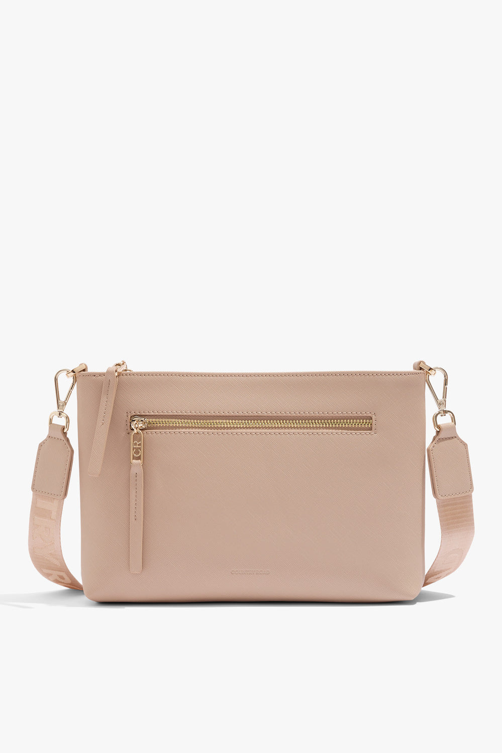 Branded Zip Crossbody Bag