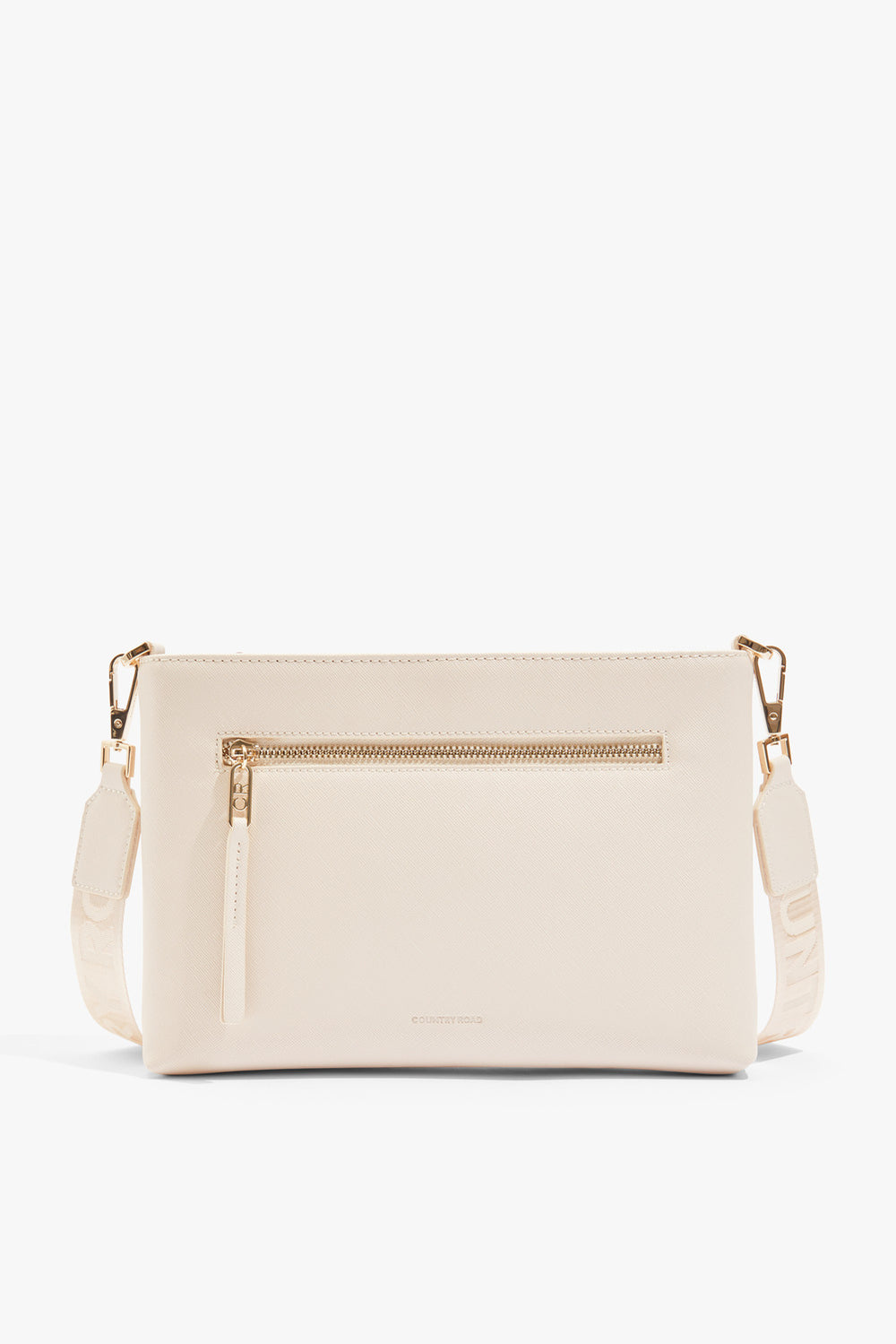 Branded Zip Crossbody Bag