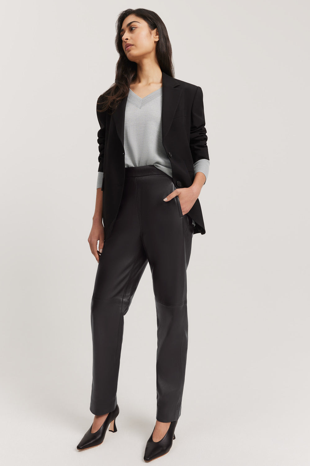 Australian Merino Wool V-Neck Knit