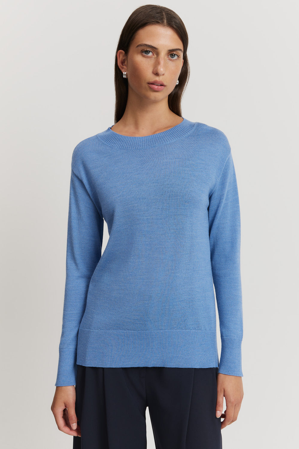 Australian Merino Wool Crew Neck Knit