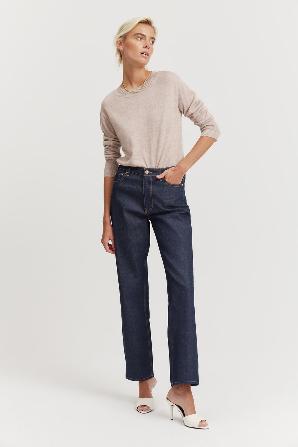 Australian Merino Wool Crew Neck Knit