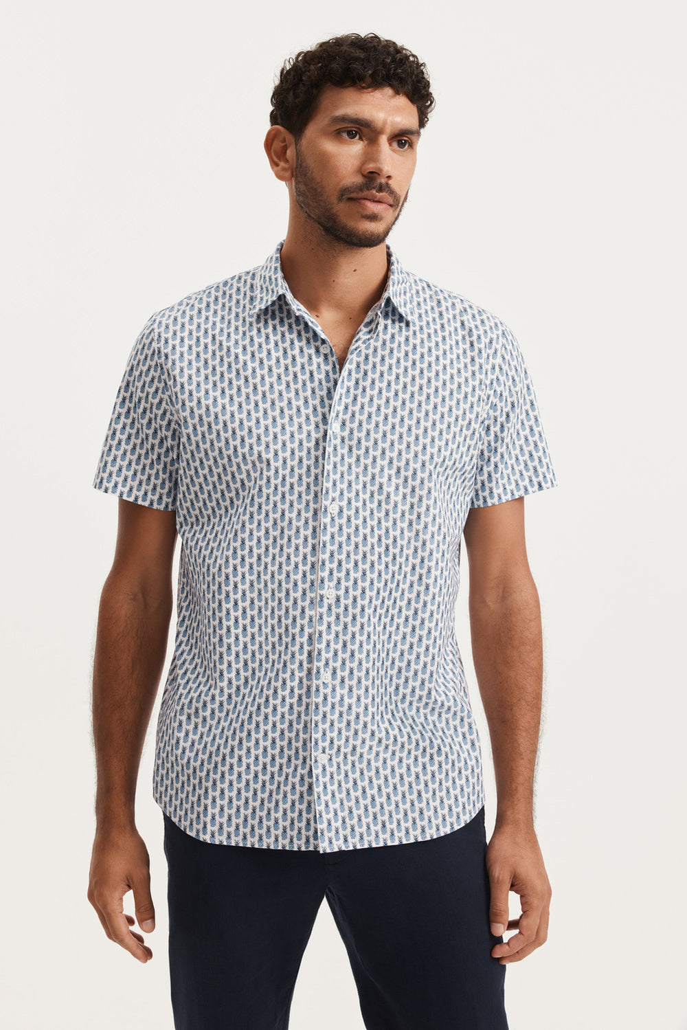 Regular Fit Pineapple Shirt