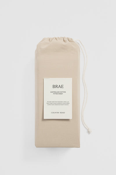 Brae Australian Cotton Queen Fitted Sheet