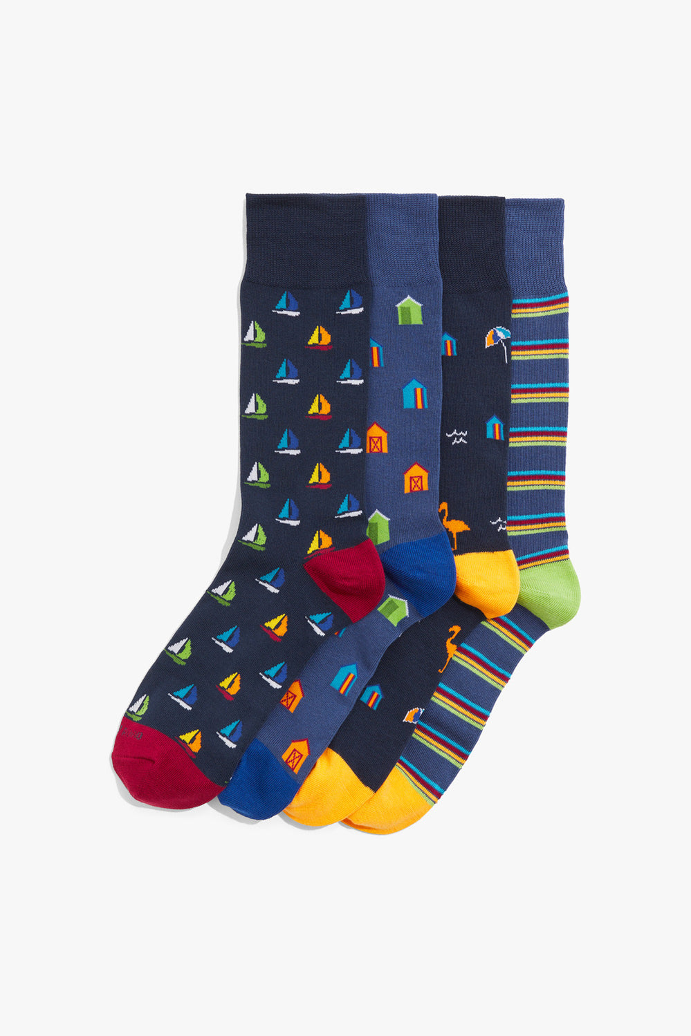 Cotton Beach Box Socks Pack