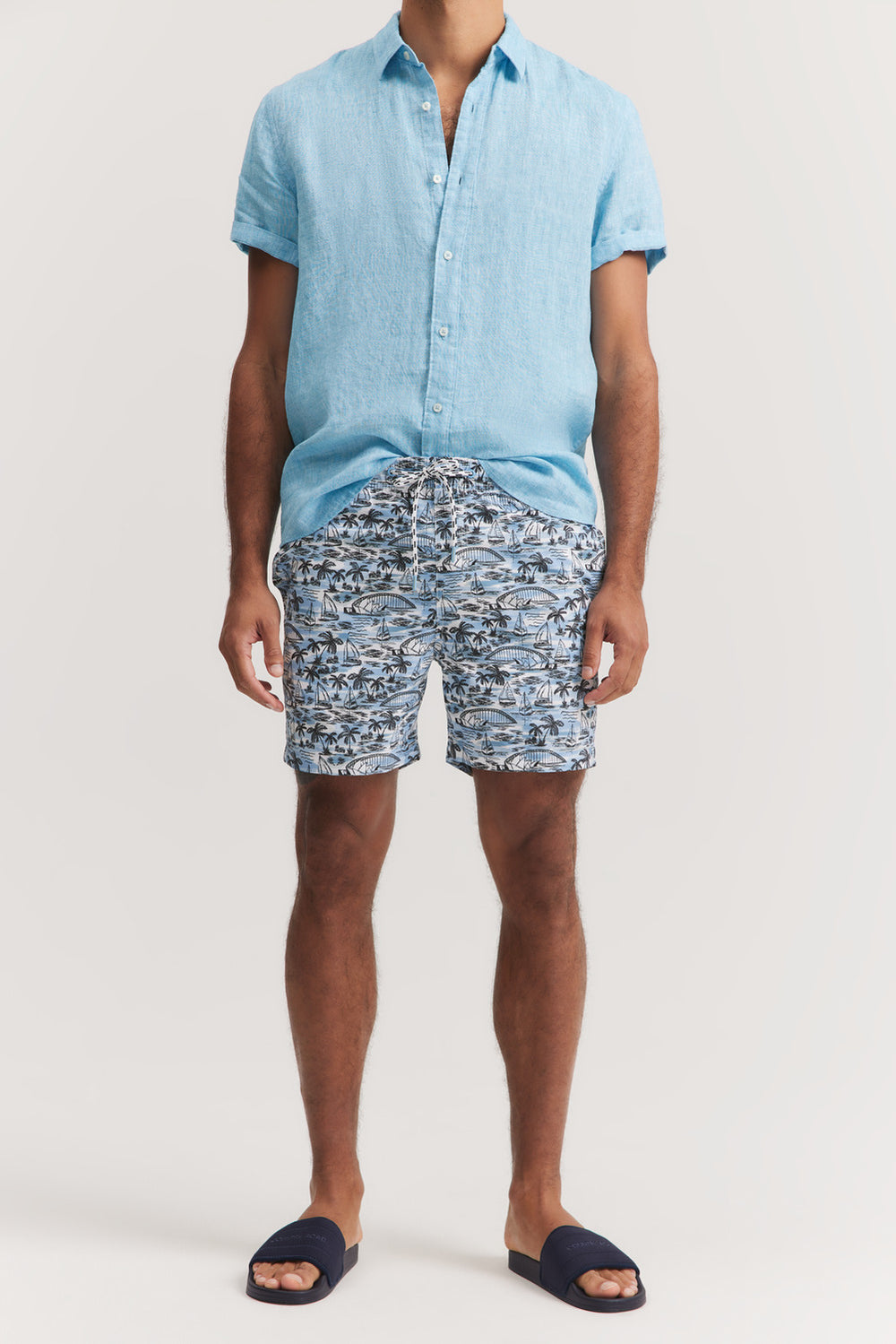 Beachside Polyester Swim Short