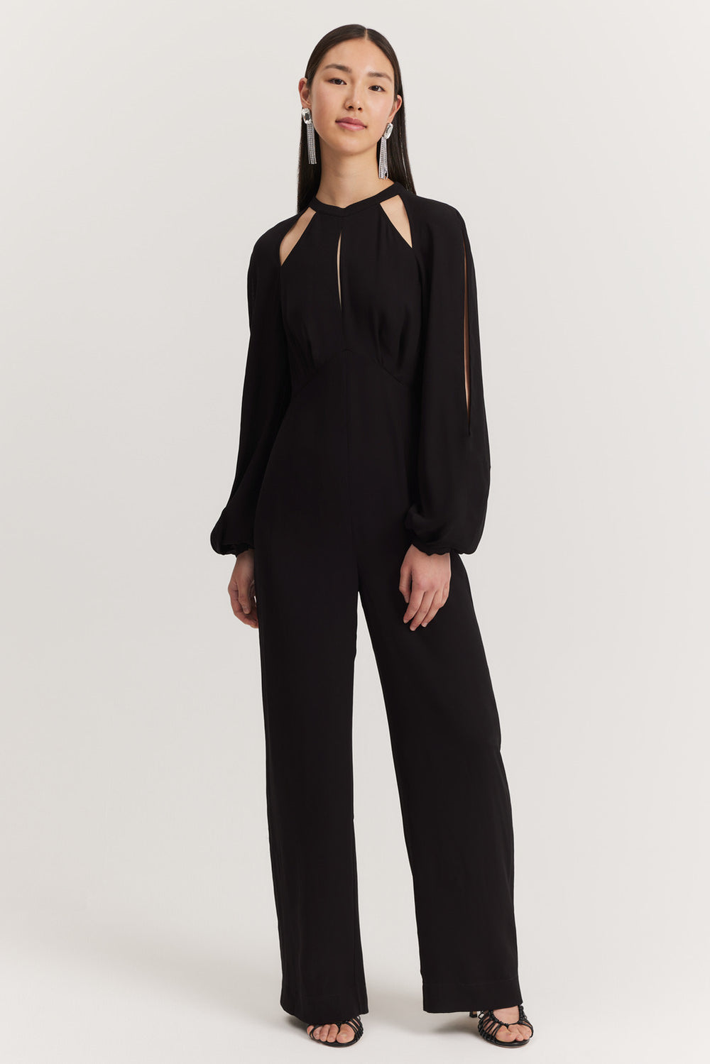 Split Front Jumpsuit
