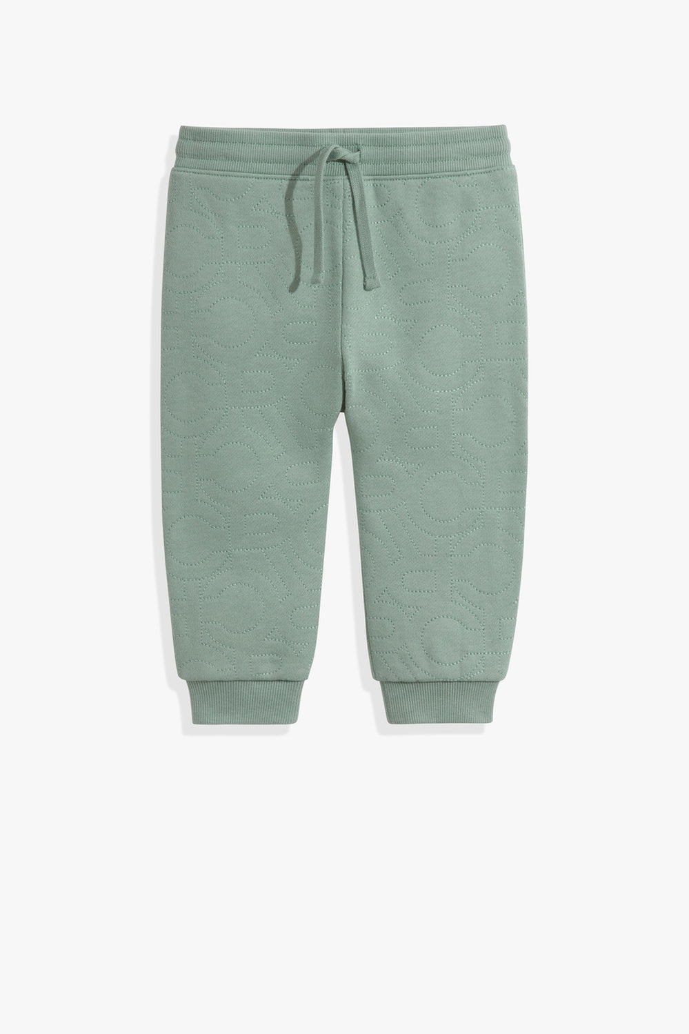 Cotton Logo Quilted Pant
