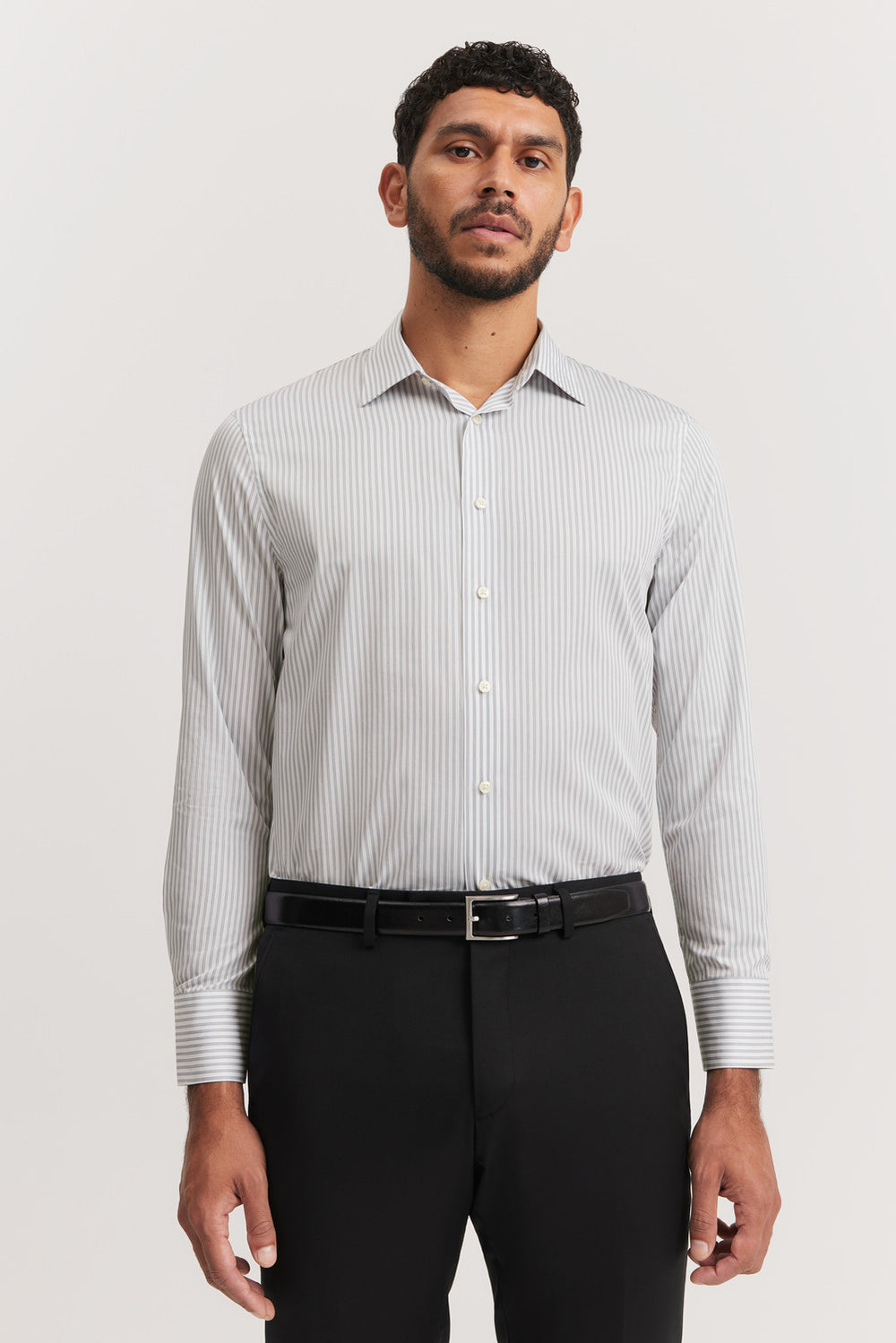 Tailored Fit Super Fine Cotton Stripe Shirt