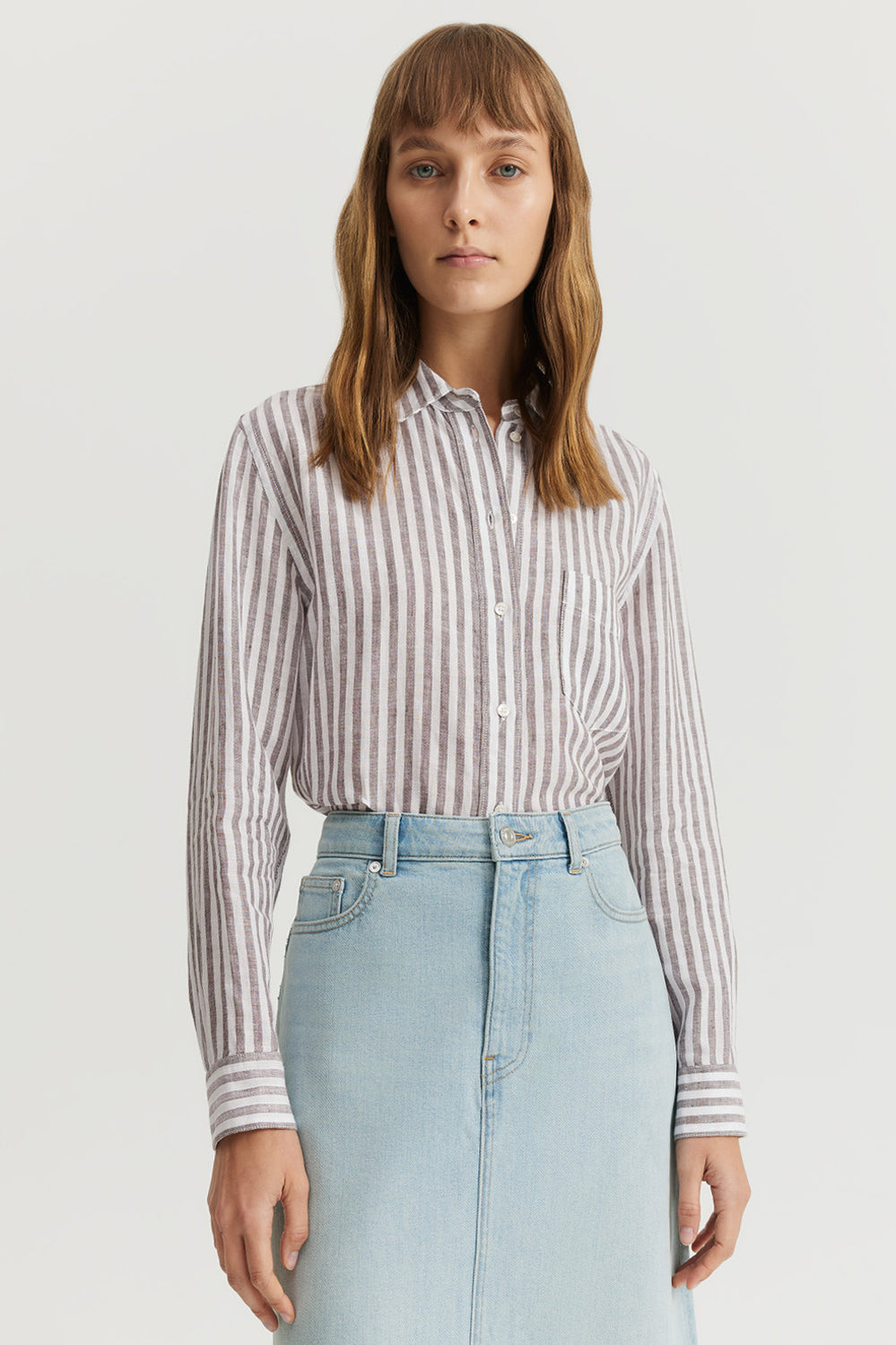 Linen Stripe Shirt