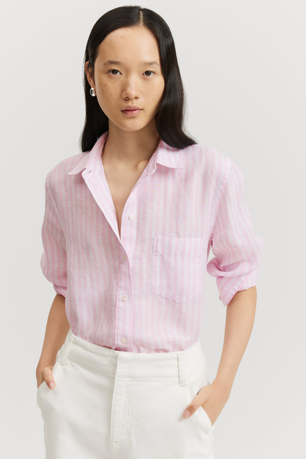 Linen Stripe Shirt