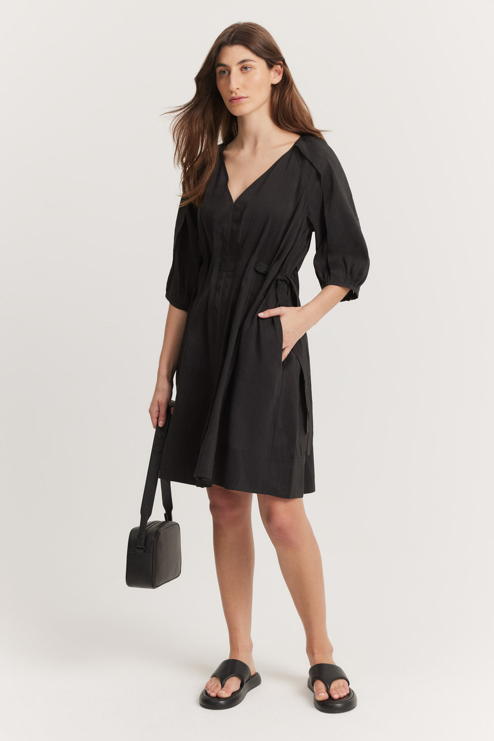 Cinched Mini Dress