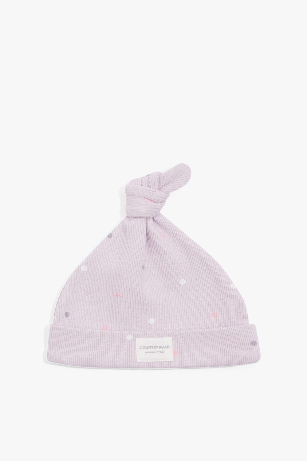 Cotton Spot Rib Beanie
