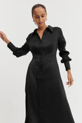 Basque Detail Shirt Dress