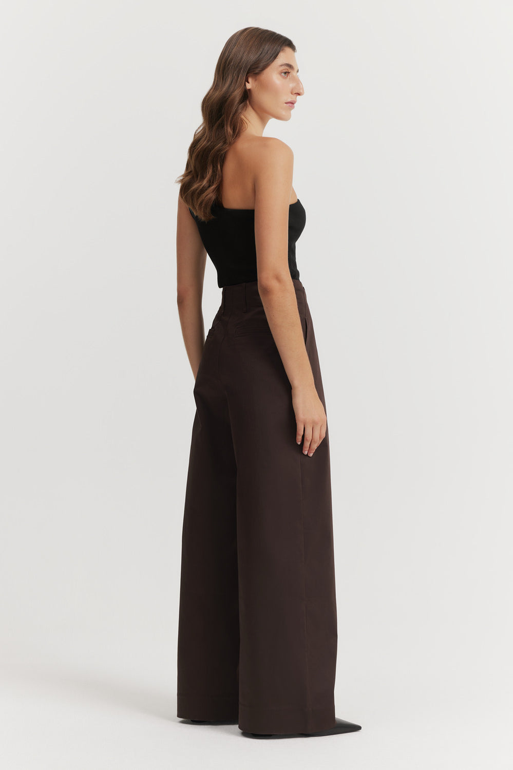 Cotton Wide Leg Pant