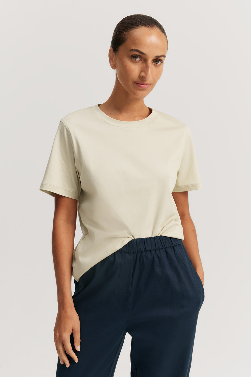 Mercerised Slim T-Shirt