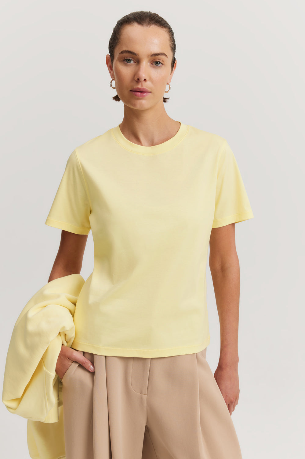 Mercerised Slim T-Shirt