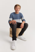 Teen Cotton Block Stripe T-Shirt