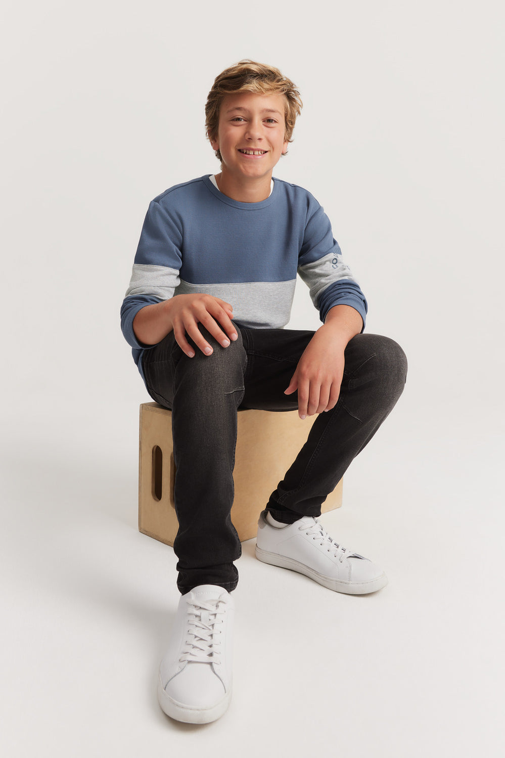 Teen Cotton Block Stripe T-Shirt