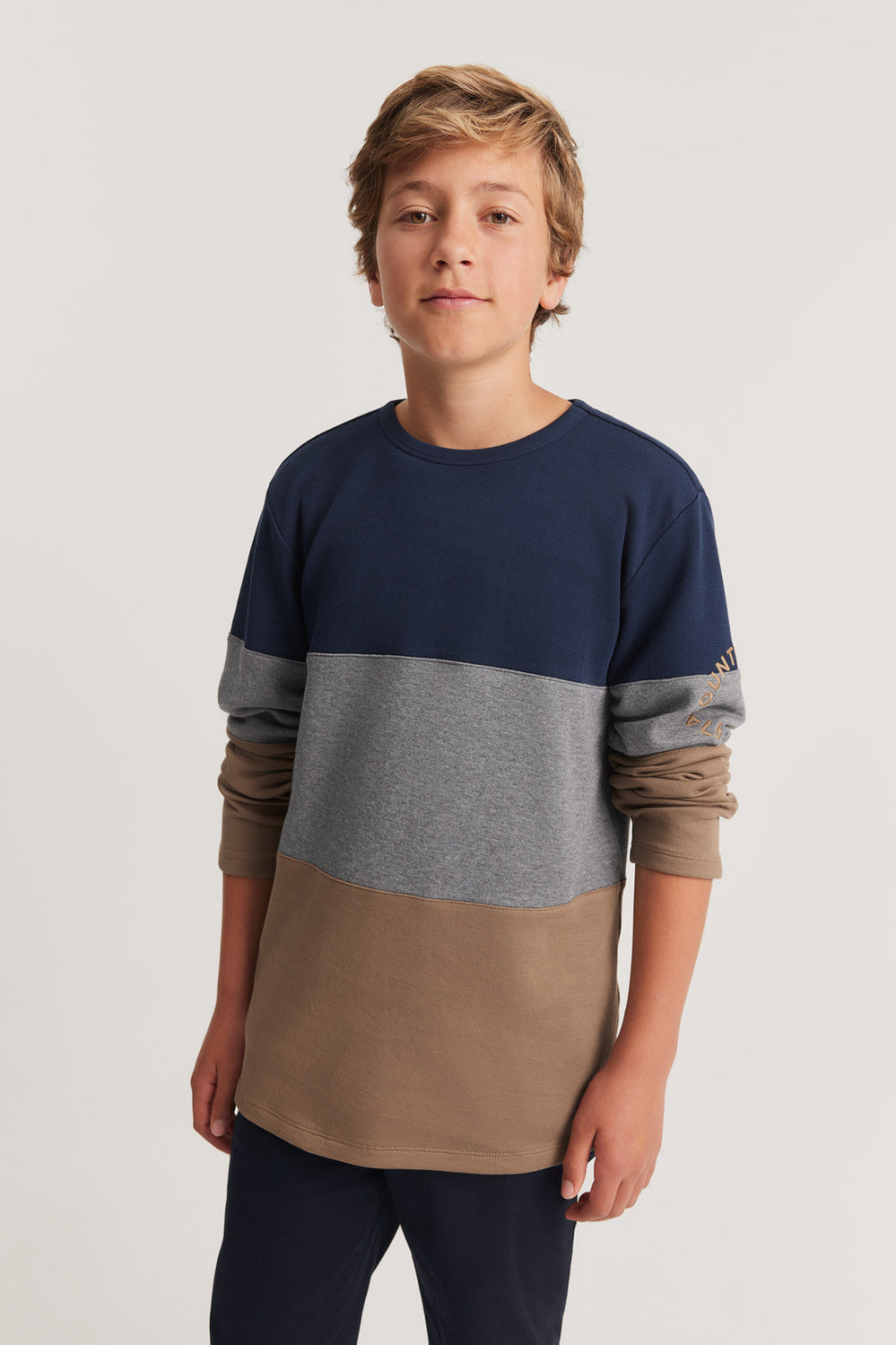 Teen Cotton Block Stripe T-Shirt