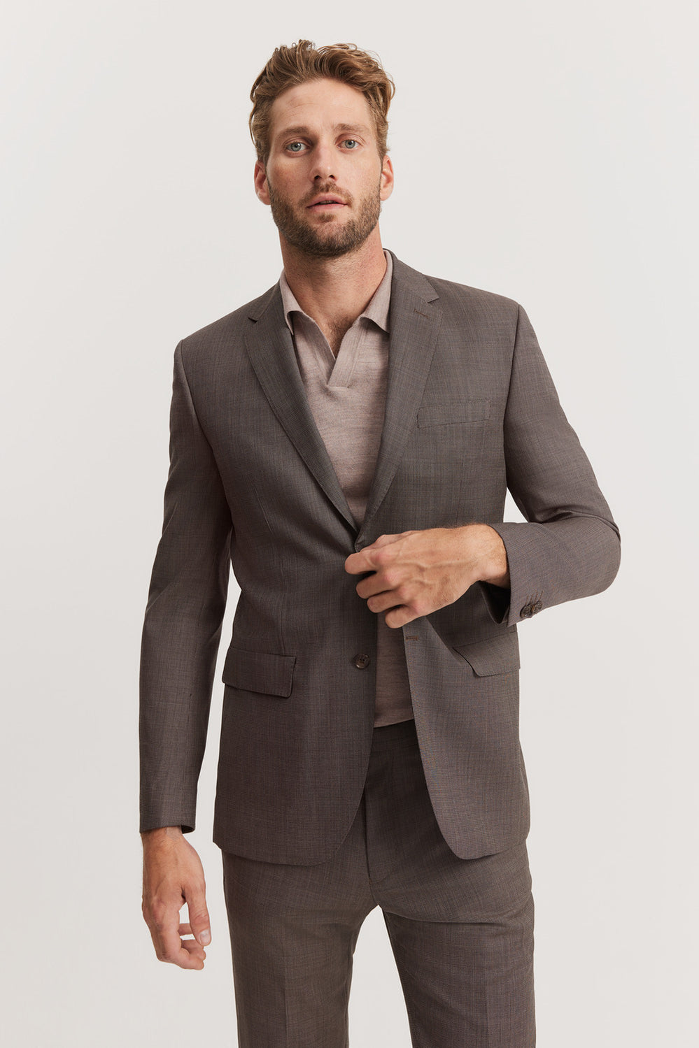 Slim Fit Textured Travel Jacket